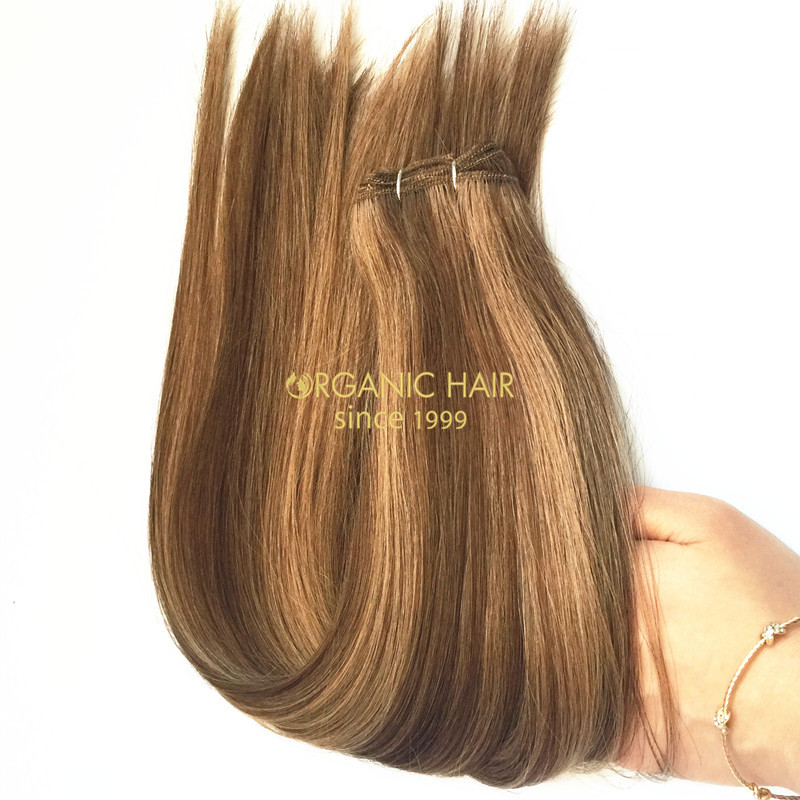 Real human hair extensions